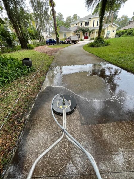 Driveway Pressure Washing